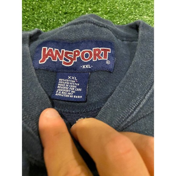 Vintage Y2K Jansport Baker University Wildcats crewneck sweatshirt XL XXL - Picture 3 of 11